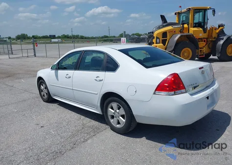 2010 Chevrolet Impala Lt из США, поврежденный, VIN 2G1WB5EK8A1242447
